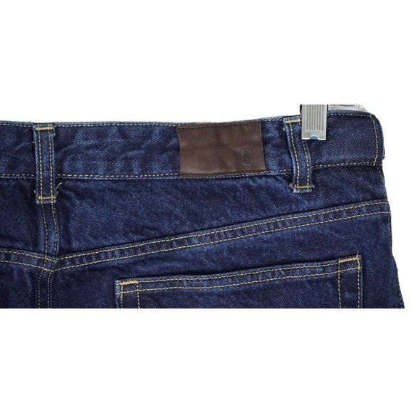 Lands' End Jeans Womens Size 14 Built in Flex Dark Wash High Rise High Waist - Picture 7 of 12